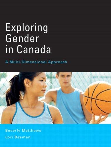 Book Exploring Gender in Canada: A Multi-Dimensional Approach free