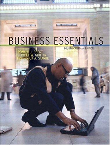 Book Business Essentials, Fourth Canadian Edition free
