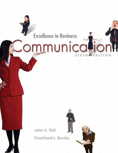 Book Excellence In Business Communication (international Edition) free