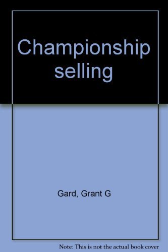 Book Championship Selling free