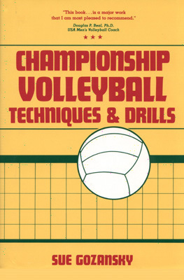 Book Championship Volleyball Techniques and Drills free