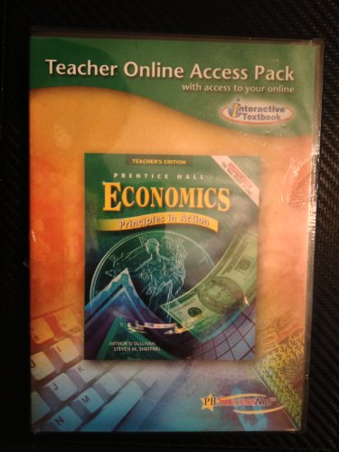 Book Teacher Online Access Pack CD ROM (Economics Principles in Action) free
