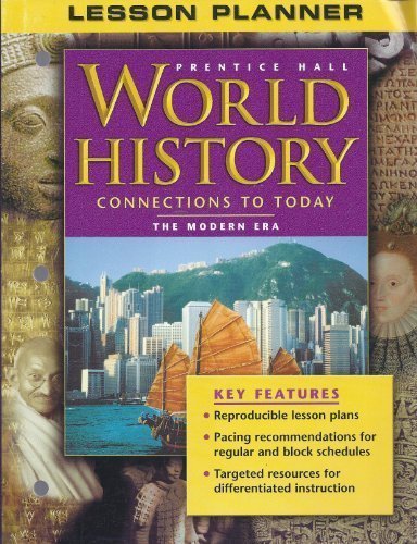 Book Lesson Planner For Prentice Hall World History, Connections To Today: The Modern Era free
