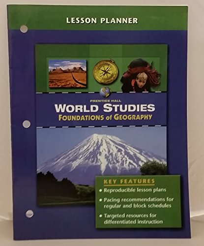 Book Prentice Hall World Studies Foundations of Geography Lesson Planner free
