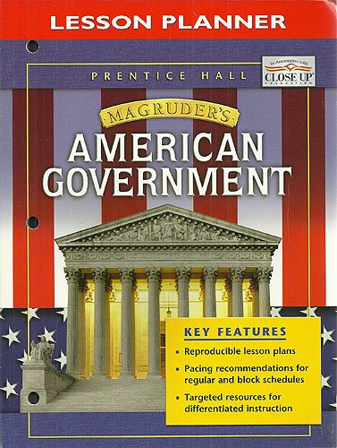 Book Lesson Planner (McGruders American Government) free