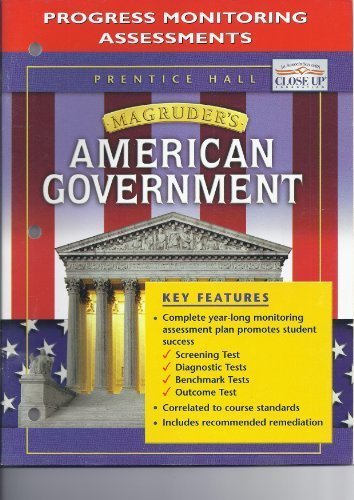 Book Progress Monitoring Assessments (McGruders American Government) free