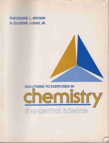 Book Solutions To Exercises In Chemistry, The Central Science free