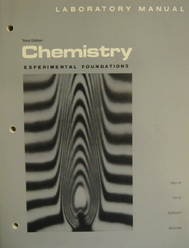 Book Chemistry Exper Fdtns L/m free