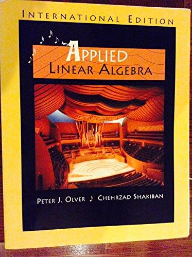 Book Applied Linear Algebra - International Edition free
