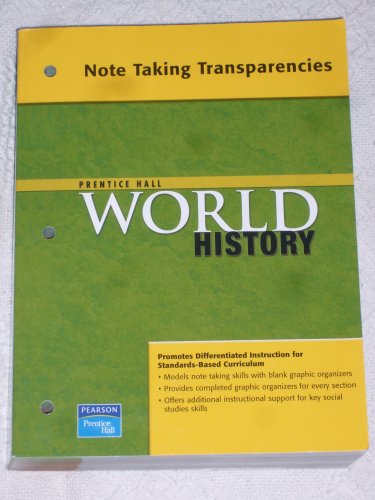 Book Prentice Hall Note Taking Transparencies for World History free
