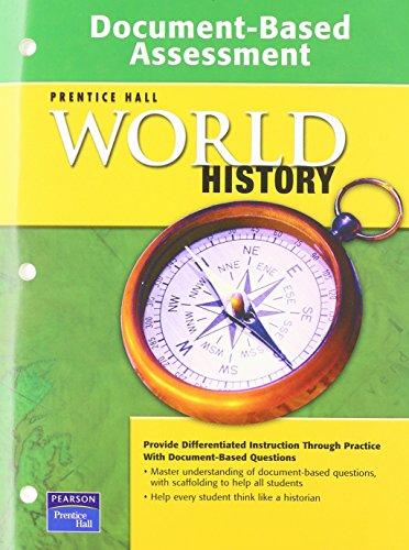 Book PRENTICE HALL WORLD HISTORY DOCUMENT BASED ASSESSMENT 2007C free