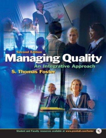 Book Managing Quality: An Integrative Approach, Second Edition free