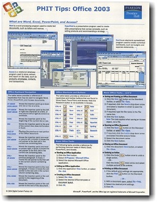 Book PHIT Tips Excel 2003 free