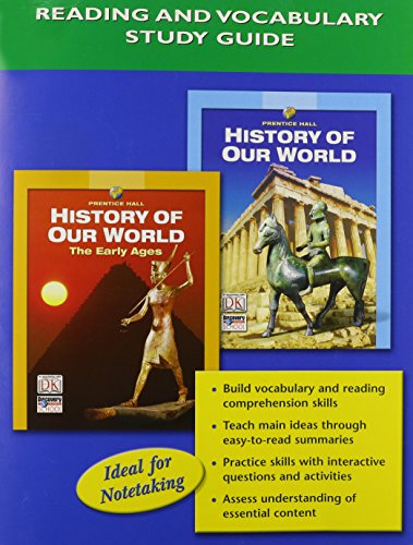 Book Prentice Hall History of Our World Reading and Vocabulary Study Guide 2005c free