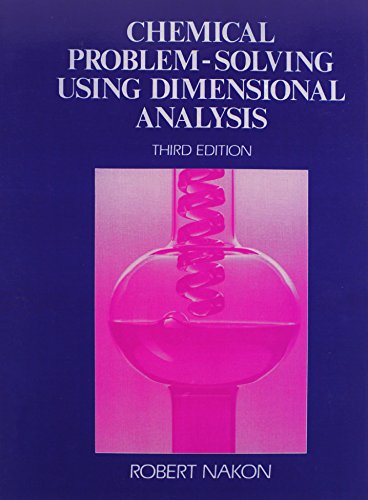 Book Chemical Problem Solving Using Dimensional Analysis free