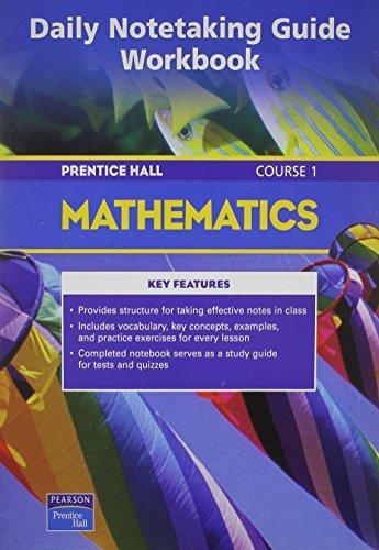 Book Prentice Hall Math Course 1 Daily Notetaking Guide 2004c free