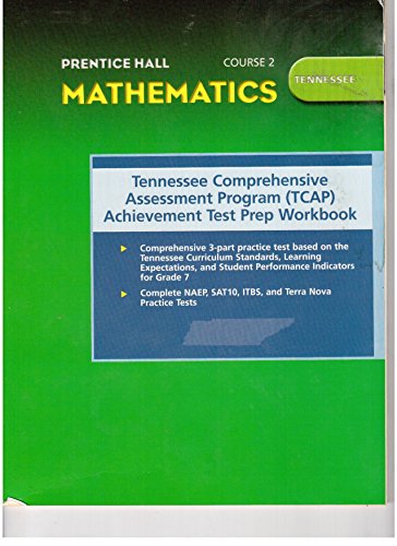 Book Tennessee Comprehensive Assessment Program (tcap) Achievment Test Prep Workbook (mathematics, Course 2) free