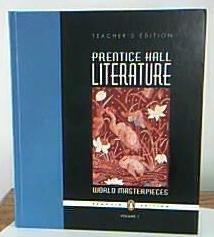 Book Prentice Hall Literature: World Masterpieces, Volume 1 & 2 Set - Teacher's Edition (Penquin Edition) free