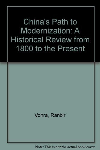 Book China's Path To Modernization: A Historical Review From 1800 To The Present free