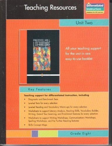 Book Prentice Hall Literature Penguin Edition Teaching Resources Unit 2:     Short Stories Grade 8 2007c free