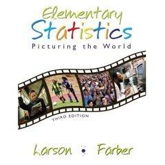 Book Elementary Statistics: Picturing the World-Student Study Pack by Ron Larson (2006) Paperback free