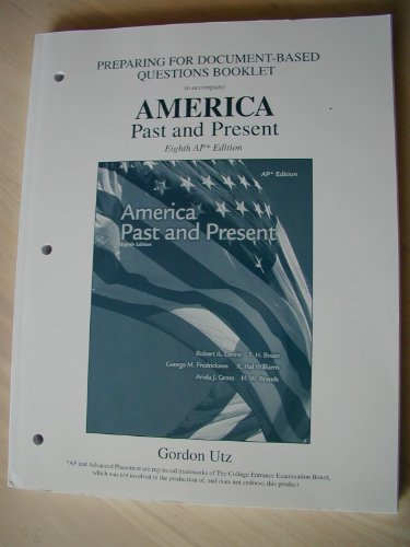Book Preparing For Document-Based Questions Booklet to accompany (America Past and Present AP edition) free