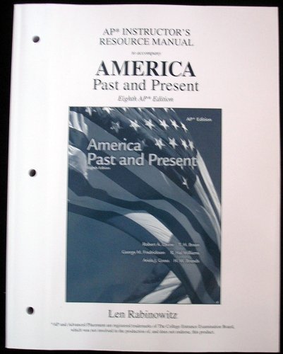 Book AP Instructor's Resource Manual to accompany American Past and Present 8th AP Ed. free