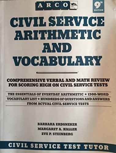 Book Civil Service, Arithmetic and Vocabulary free