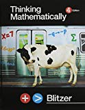 Book Thinking Mathematically plus MyMathLab Student Access Kit Value Package (includes Student Solutions Manual and Study Pack) free