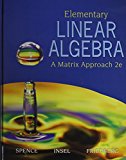 Book Elementary Linear Algebra with Student Solution Manual (2nd Edition) free