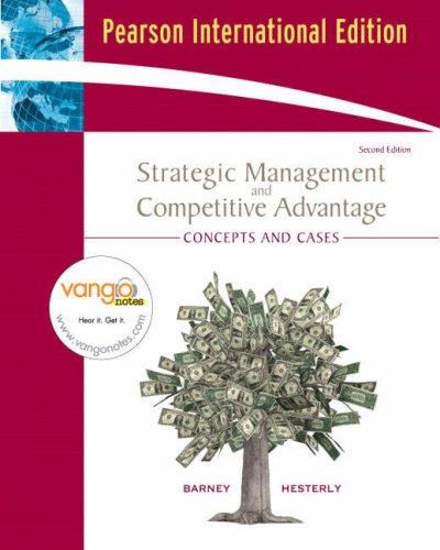 Book Strategies Management and Competitive Advantage: Concepts and Cases (2nd Interna free