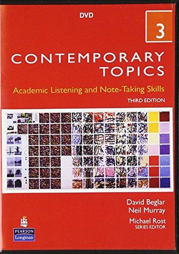 Book Contemporary Topics 3: Academic Listening and Note-Taking Skills, 3rd Edition free