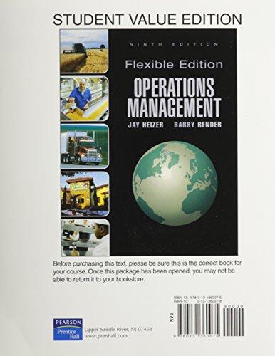 Book Operations Management ,Flex Version, Student Value Edition (9th Edition) free