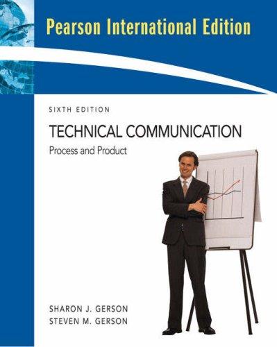Book Technical Communication : Process and Product 6TH EDITION free