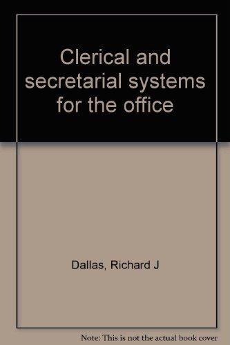 Book Clerical And Secretarial Systems For The Office free