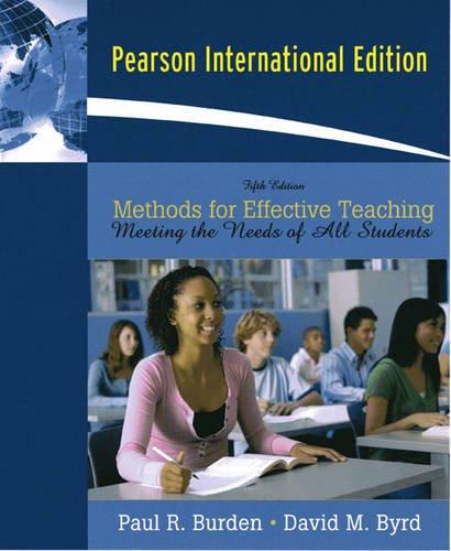 Book Methods For Effective Teaching Meeting The Needs Of All Students free