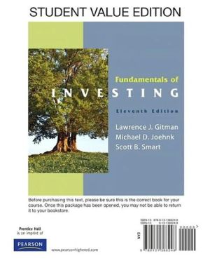 Book Fundamentals of Investing (The Prentice Hall Series in Finance) free
