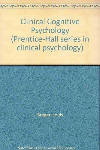 Book Clinical-cognitive psychology;: Models and integrations (Prentice-Hall series in clinical psychology) free
