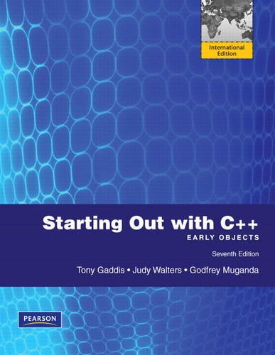 Book Starting Out with C++: International Version: Early Objects free