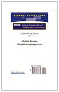 Book Access Code Card For The Online Tutorial For The National Evaluation Series Middle Grades English Language Arts Test free