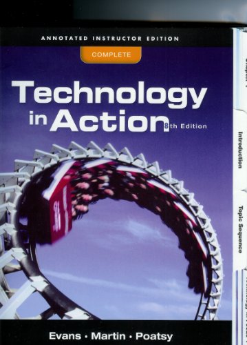 Book Annotated Instructor's Edition for Technology in Action, Complete, 8E free