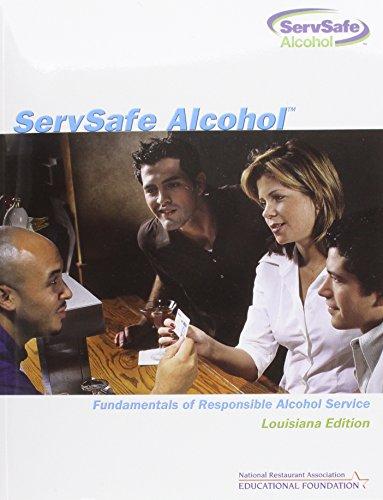 Book ServSafe Alcohol: Fundamentals of Responsible Alcohol Service with Answer Sheet, Louisiana Edition with Exam Answer Sheet (2nd Edition) free