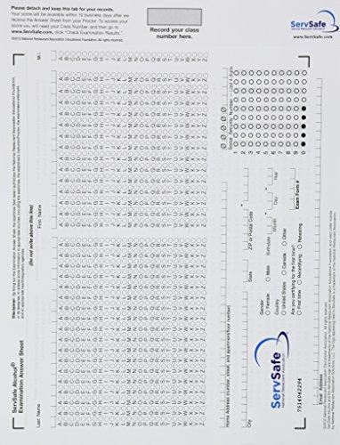 Book Exam Answer Sheet for ServSafe Alcohol: Fundamentals of Responsible Alcohol Service free