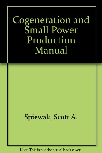 Book Cogeneration And Small Power Production Manual free