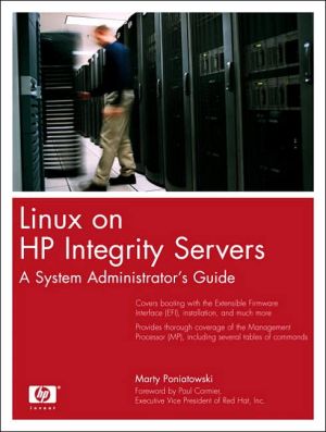 Book Linux on Hp Integrity Servers: Systems Administration for Itanium-Based Systems free