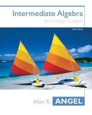 Book Intermediate Algebra for College Students: AIE free
