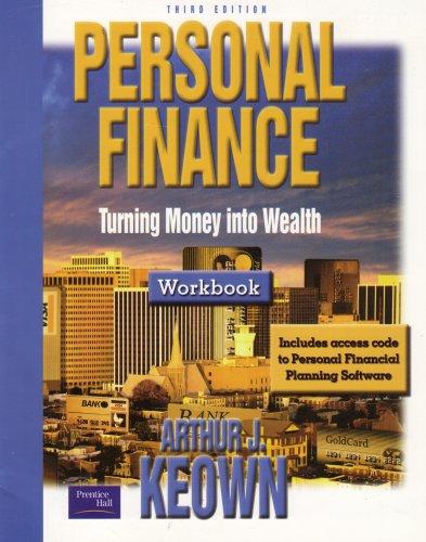 Book Personal Finance: Turning Money into Wealth, 3rd edition Workbook free
