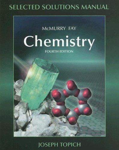 Book Chemistry Selected Solutions Manual free