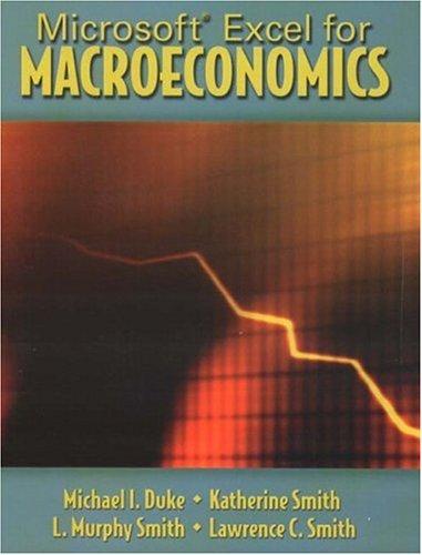 Book Microsoft Excel for Macroeconomics free