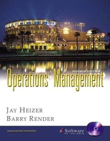 Book Operations Management and Student CD-ROM, Seventh Edition free